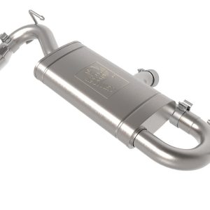 aFe Power Exhaust System Kit, Vulcan Axle-Back System, Stainless Steel, Without Muffler, 2-1/2 Inch Pipe Diameter – 49-33141-P