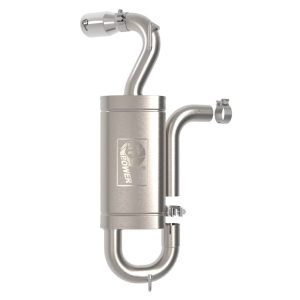 aFe Power Exhaust System Kit, Vulcan Axle-Back System, Stainless Steel, Without Muffler, 2-1/2 Inch Pipe Diameter – 49-33141-P