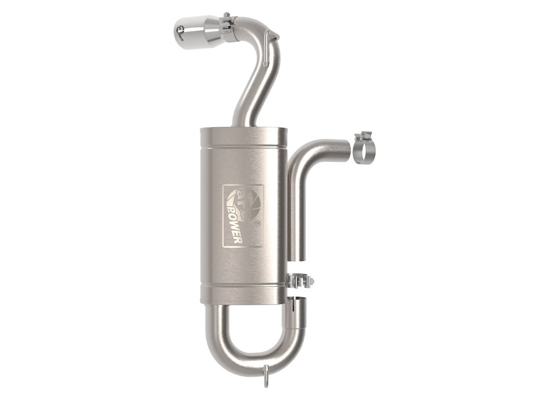 aFe Power Exhaust System Kit, Vulcan Axle-Back System, Stainless Steel, Without Muffler, 2-1/2 Inch Pipe Diameter – 49-33141-P