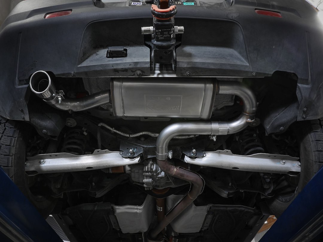 aFe Power Exhaust System Kit, Vulcan Axle-Back System, Stainless Steel, Without Muffler, 2-1/2 Inch Pipe Diameter – 49-33141-P