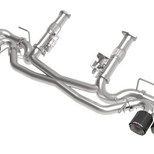 aFe Power Exhaust System Kit, Mach Force Xp Cat Back System, Stainless Steel, Without Muffler, 3 Inch to 2-1/2 Inch Diameter Pipe – 49-34127NM-C