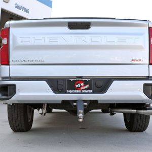 aFe Power Exhaust System Kit, Rebel Xd Diesel Particulate Filter (DPF) Back System, Stainless Steel, Without Muffler – 49-34129-P
