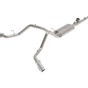 aFe Power Exhaust System Kit, Gemini Xv Cat-Back System, Stainless Steel, With Muffler, 3 Inch Pipe Diameter – 49-34131-P