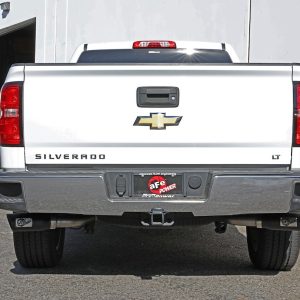 aFe Power Exhaust System Kit, Gemini Xv Cat-Back System, Stainless Steel, With Muffler, 3 Inch Pipe Diameter – 49-34132-B
