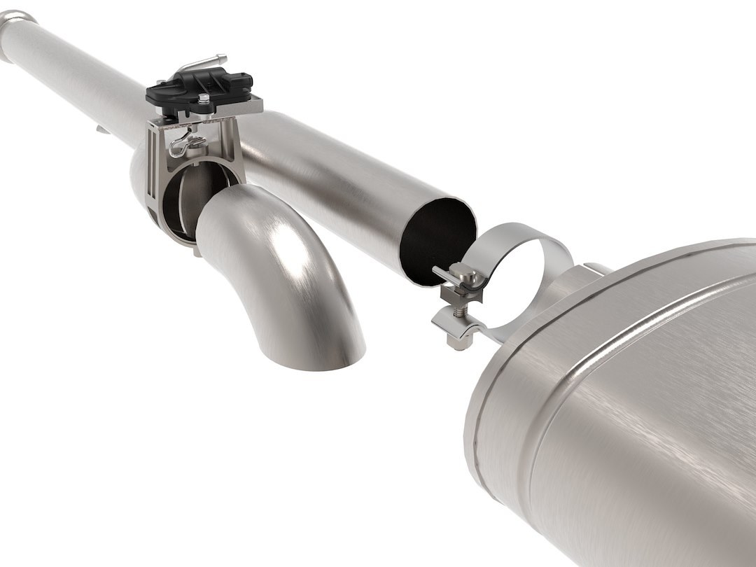 aFe Power Exhaust System Kit, Gemini Xv Cat-Back System, Stainless Steel, With Muffler, 3 Inch Pipe Diameter – 49-34132-B