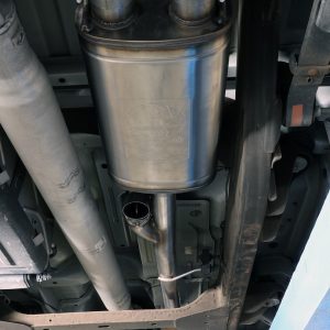 aFe Power Exhaust System Kit, Gemini Xv Cat-Back System, Stainless Steel, With Muffler, 3 Inch Pipe Diameter – 49-34132-P