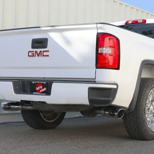 aFe Power Exhaust System Kit, Gemini Xv Cat-Back System, Stainless Steel, With Muffler, 3 Inch Pipe Diameter – 49-34133-P