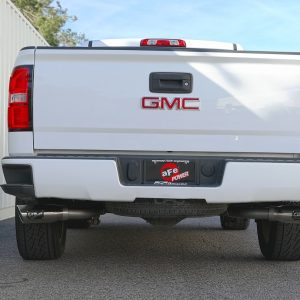 aFe Power Exhaust System Kit, Gemini Xv Cat-Back System, Stainless Steel, With Muffler, 3 Inch Pipe Diameter – 49-34133-P