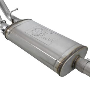 aFe Power Exhaust System Kit, Gemini Xv Cat-Back System, Stainless Steel, With Muffler, 3 Inch to 2-1/2 Inch, Pipe Diameter – 49-34139-B