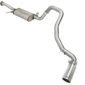 aFe Power Exhaust System Kit, Mach Force Xp Cat Back System, Stainless Steel, With Muffler, 2-1/2 Inch Pipe Diameter – 49-36115-P