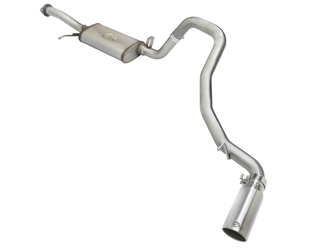 aFe Power Exhaust System Kit, Mach Force Xp Cat Back System, Stainless Steel, With Muffler, 2-1/2 Inch Pipe Diameter – 49-36115-P