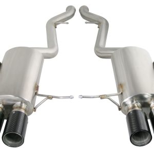 aFe Power Exhaust System Kit, Mach Force Xp Cat Back System, Stainless Steel, With Dual Mufflers, 2-1/2 Inch Pipe Diameter – 49-36311-C