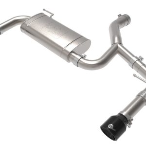 aFe Power Exhaust System Kit, Mach Force Xp Cat Back System, Stainless Steel, With Mufflers, 3 Inch to 2-1/2 Inch Diameter Pipe – 49-36349-B