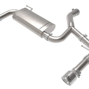 aFe Power Exhaust System Kit, Mach Force Xp Cat Back System, Stainless Steel, With Mufflers, 3 Inch to 2-1/2 Inch Diameter Pipe – 49-36349-P