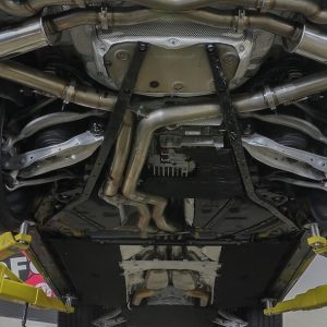 aFe Power Exhaust System Kit, Mach Force Xp Cat Back System, Stainless Steel, With Mufflers, 3 to 2-1/2 Inch Pipe Diameter – 49-36448-P