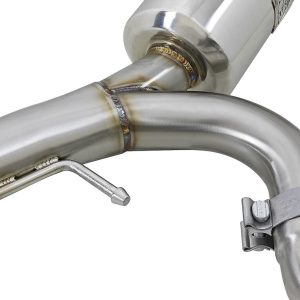 aFe Power Exhaust System Kit, Takeda Cat Back System, 304 Stainless Steel, With Mufflers, 3 Inch Pipe Diameter – 49-36701-B