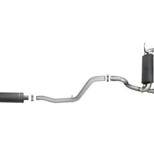 aFe Power Exhaust System Kit, Rebel Cat-Back System, 304 Stainless Steel, With Mufflers, 2-1/2 Inch Pipe Diameter – 49-38066-B