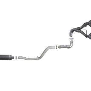 aFe Power Exhaust System Kit, Rebel Cat-Back System, 304 Stainless Steel, With Muffler, 2-1/2 Inch Pipe Diameter – 49-38071-B
