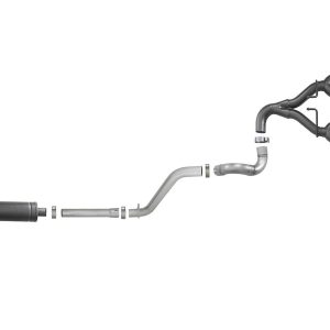 aFe Power Exhaust System Kit, Rebel Cat-Back System, 304 Stainless Steel, With Muffler, 2-1/2 Inch Pipe Diameter – 49-38073-B