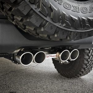 aFe Power Exhaust System Kit, Rebel Cat-Back System, 304 Stainless Steel, With Muffler, 2-1/2 Inch Pipe Diameter – 49-38073-P