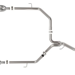 aFe Power Exhaust System Kit, Vulcan Diesel Particulate Filter (DPF) Back System, Stainless Steel, Without Muffler – 49-38095-P