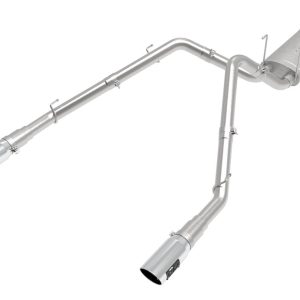 aFe Power Exhaust System Kit, Apollo Gt Cat-Back System, Stainless Steel, With Muffler, 3 Inch Pipe Diameter – 49-42074-P