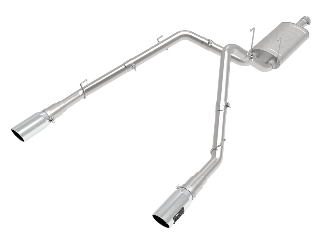 aFe Power Exhaust System Kit, Apollo Gt Cat-Back System, Stainless Steel, With Muffler, 3 Inch Pipe Diameter – 49-42074-P
