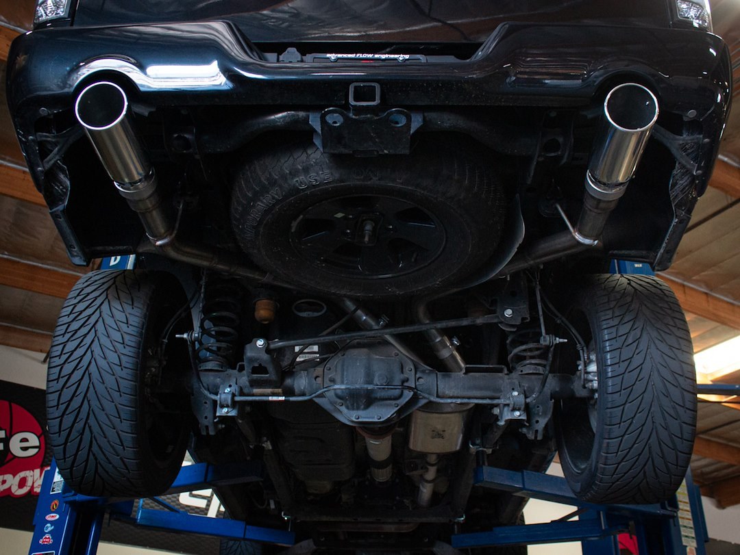 aFe Power Exhaust System Kit, Apollo Gt Cat-Back System, Stainless Steel, With Muffler, 3 Inch Pipe Diameter – 49-42074-P