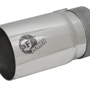 aFe Power Exhaust System Kit, Rebel Cat-Back System, Stainless Steel, With Muffler, 3-1/2 Inch Pipe Diameter – 49-42082-P