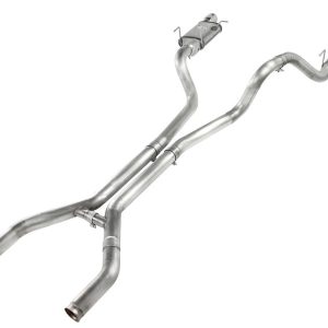 aFe Power Exhaust System Kit, Mach Force Xp Cat Back System, 409 Stainless Steel, With Mufflers, 3 Inch Pipe Diameter – 49-43049-P
