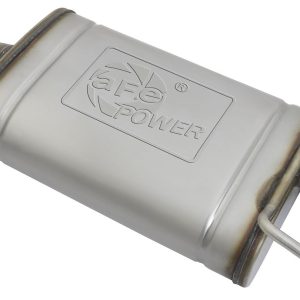aFe Power Exhaust System Kit, Mach Force Xp Axle Back System, Stainless Steel, With Mufflers, 2-1/2 Inch Pipe Diameter, Dual Exit – 49-43085-B