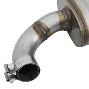aFe Power Exhaust System Kit, Mach Force Xp Axle Back System, Stainless Steel, With Mufflers, 2-1/2 Inch Pipe Diameter, Dual Exit – 49-43085-B