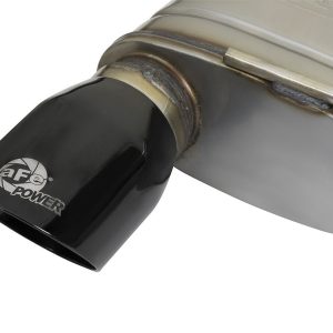 aFe Power Exhaust System Kit, Mach Force Xp Axle Back System, Stainless Steel, With Mufflers, 2-1/2 Inch Pipe Diameter, Dual Exit – 49-43085-B