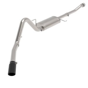 aFe Power Exhaust System Kit, Apollo Gt Cat-Back System, Stainless Steel, With Muffler, 3 Inch to 3-1/2 Inch Pipe Diameter – 49-43125-B
