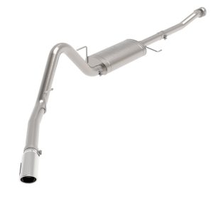 aFe Power Exhaust System Kit, Apollo Gt Cat-Back System, Stainless Steel, With Muffler, 3 Inch to 3-1/2 Inch Pipe Diameter – 49-43125-P