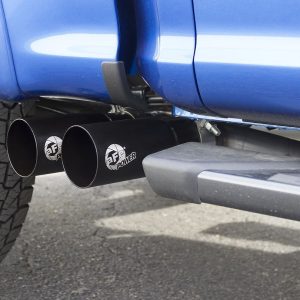 aFe Power Exhaust System Kit, Rebel Cat-Back System, Stainless Steel, With Muffler, 3 Inch to 2-1/2 Inch Pipe Diameter – 49-43128-B