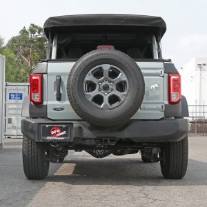 aFe Power Exhaust System Kit, Apollo Gt Cat-Back System, High Tuck, Stainless Steel, With Muffler, 3 Inch Pipe Diameter – 49-43135