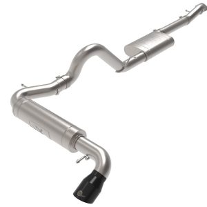 aFe Power Exhaust System Kit, Apollo Gt Cat-Back System, Stainless Steel, With Muffler, 3 Inch Pipe Diameter – 49-43136-B