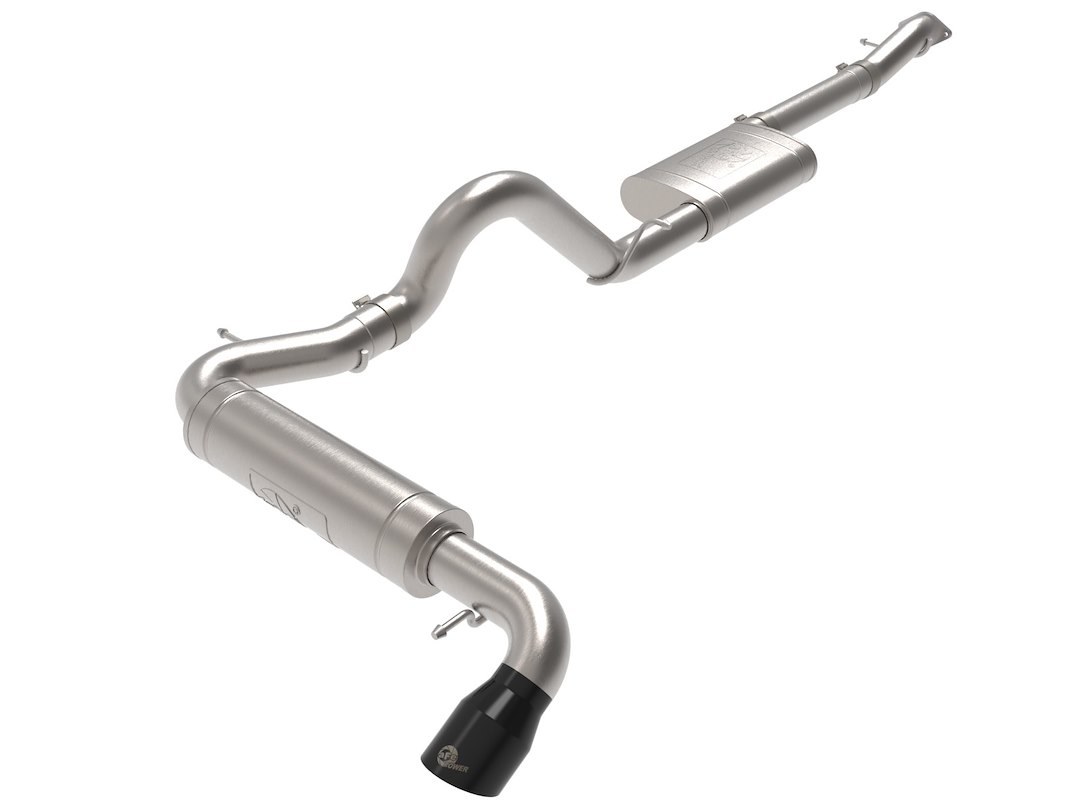aFe Power Exhaust System Kit, Apollo Gt Cat-Back System, Stainless Steel, With Muffler, 3 Inch Pipe Diameter – 49-43136-B