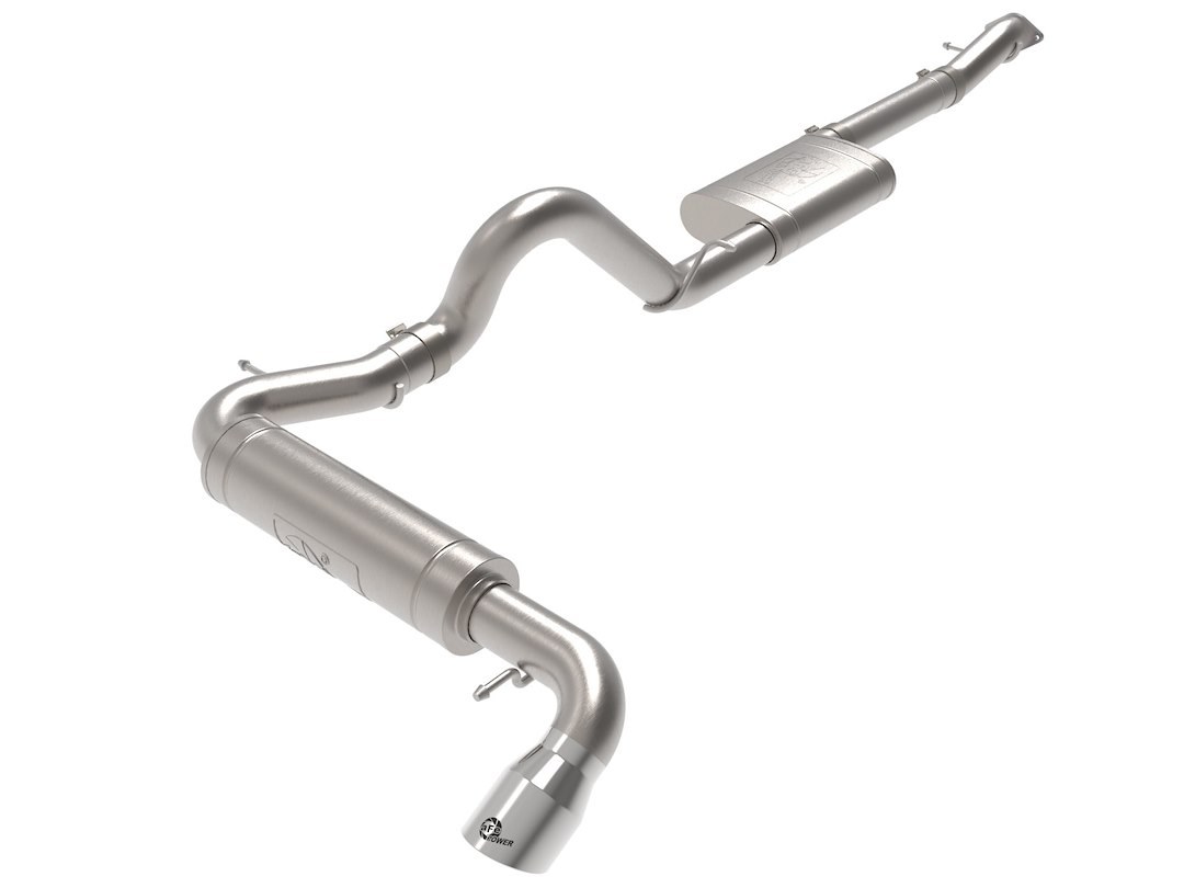 aFe Power Exhaust System Kit, Apollo Gt Cat-Back System, Stainless Steel, With Muffler, 3 Inch Pipe Diameter – 49-43136-P