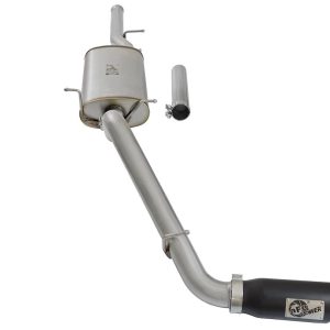 aFe Power Exhaust System Kit, Mach Force Xp Cat Back System, Stainless Steel, With Muffler, 3 Inch Pipe Diameter – 49-44072-B