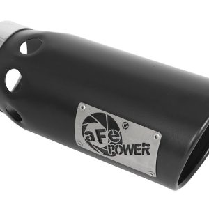 aFe Power Exhaust System Kit, Large Bore HD Diesel Particulate Filter (DPF) Back System, Stainless Steel, Without Muffler – 49-44126-B