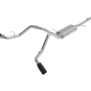 aFe Power Exhaust System Kit, Apollo Gt Cat-Back System, Stainless Steel, With Muffler, 3 Inch Pipe Diameter – 49-44134-B
