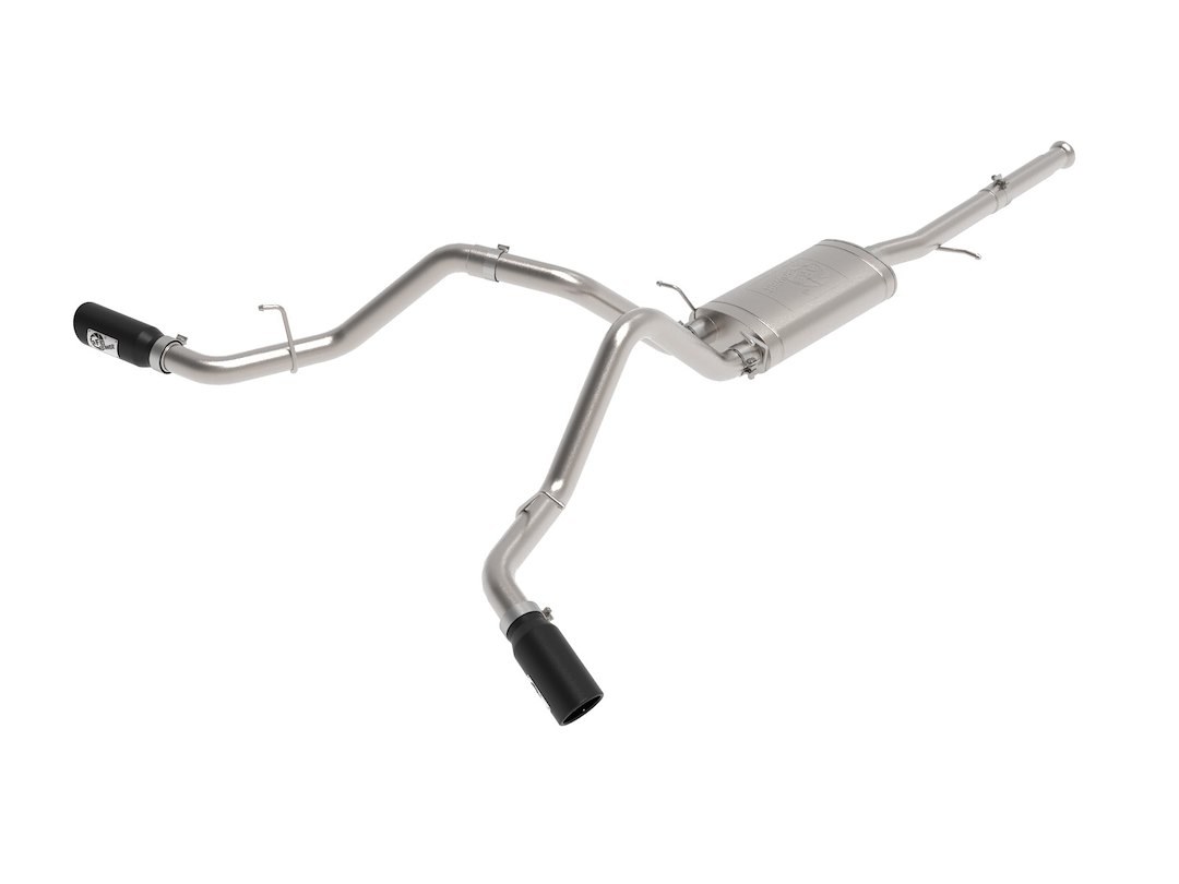 aFe Power Exhaust System Kit, Apollo Gt Cat-Back System, Stainless Steel, With Muffler, 3 Inch Pipe Diameter – 49-44134-B