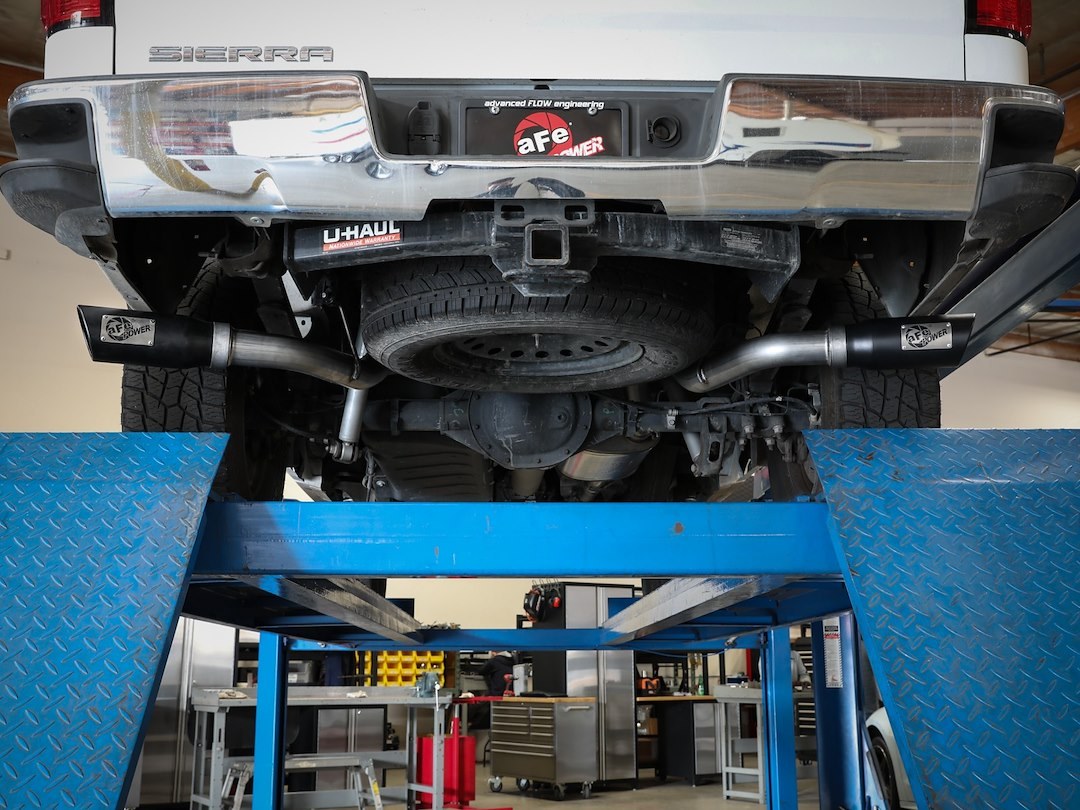aFe Power Exhaust System Kit, Apollo Gt Cat-Back System, Stainless Steel, With Muffler, 3 Inch Pipe Diameter – 49-44134-B