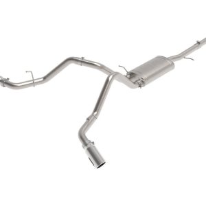 aFe Power Exhaust System Kit, Apollo Gt Cat-Back System, Stainless Steel, With Muffler, 3 Inch Pipe Diameter – 49-44134-P