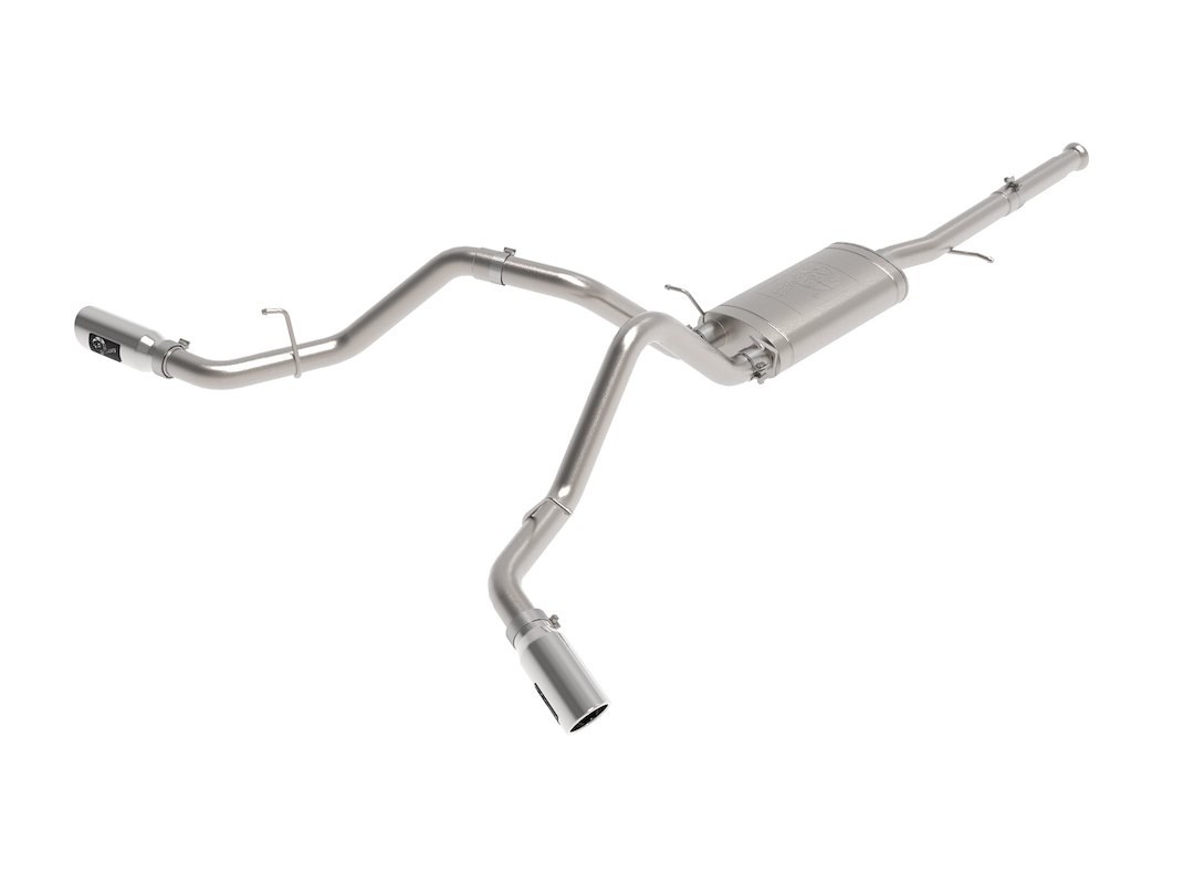 aFe Power Exhaust System Kit, Apollo Gt Cat-Back System, Stainless Steel, With Muffler, 3 Inch Pipe Diameter – 49-44134-P