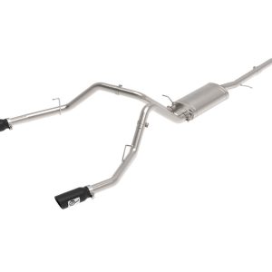 aFe Power Exhaust System Kit, Apollo Gt Cat-Back System, Stainless Steel, With Muffler, 3 Inch Pipe Diameter – 49-44135-B