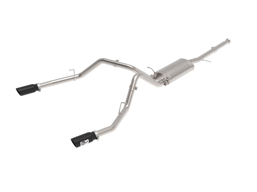 aFe Power Exhaust System Kit, Apollo Gt Cat-Back System, Stainless Steel, With Muffler, 3 Inch Pipe Diameter – 49-44135-B