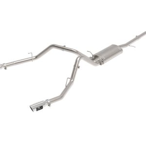aFe Power Exhaust System Kit, Apollo Gt Cat-Back System, Stainless Steel, With Muffler, 3 Inch Pipe Diameter – 49-44135-P